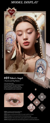 Nine-Color Angel Themed Eyeshadow Palette
