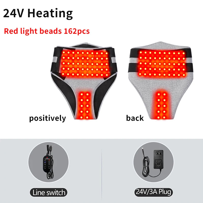 Heated Red Light Abdominal Relief Wrap - 13