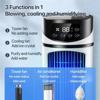 Portable Mini Air Cooler and Humidifier Fan