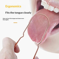 Professional Metal Tongue Scraper for Fresh Breath
