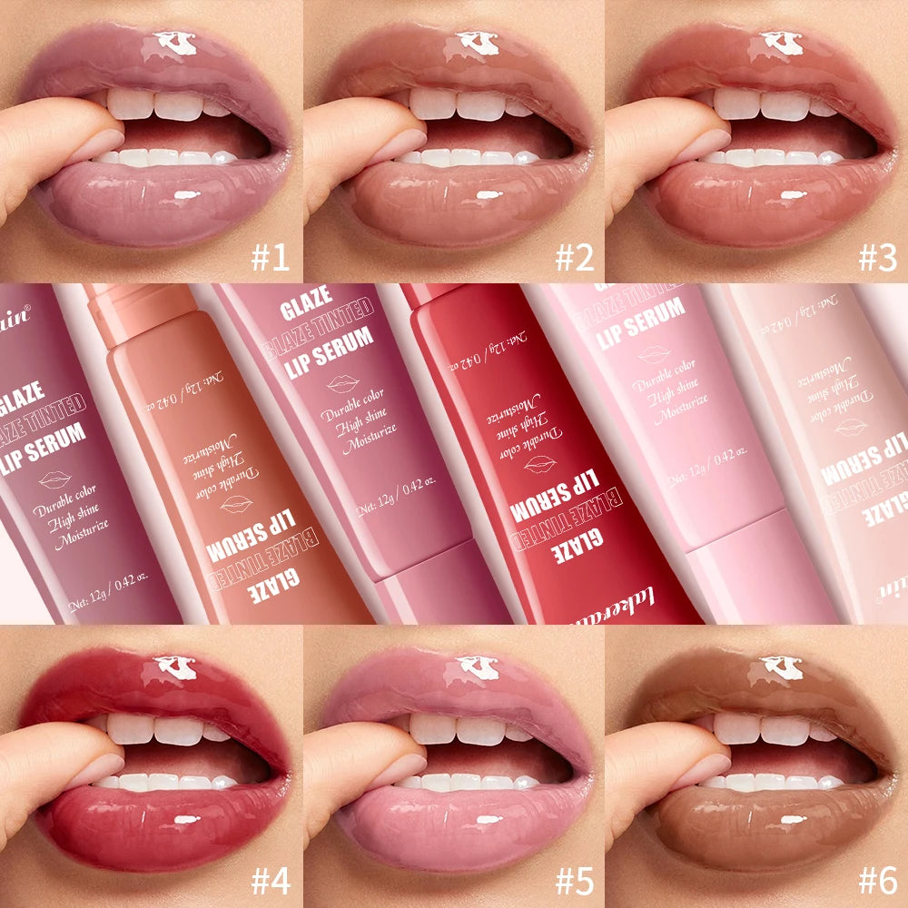 Hydrating Tinted Lip Serum for Plump Glossy Lips - 9
