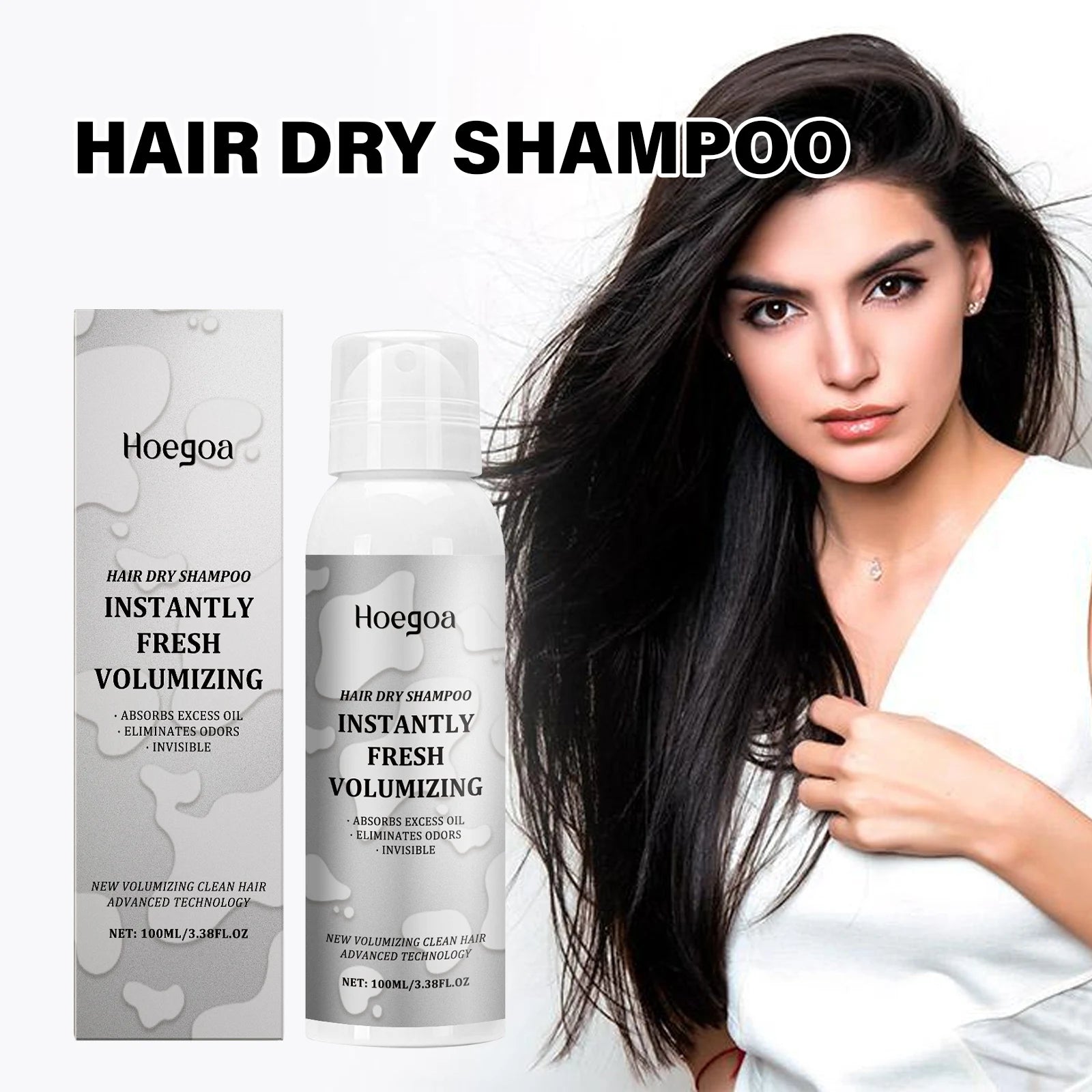 Instant Volumizing Dry Shampoo Spray for Oily Hair - 8