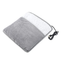 USB Heated Foot Warmer Plush Heating Pad