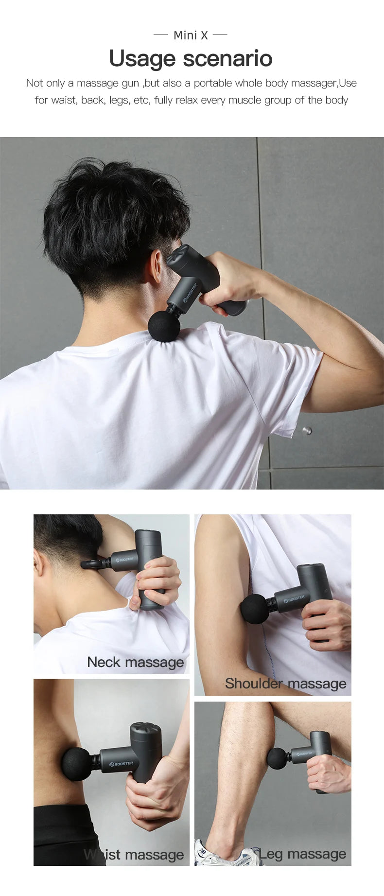 Portable Mini Percussion Massage Gun for Muscle Recovery - 12
