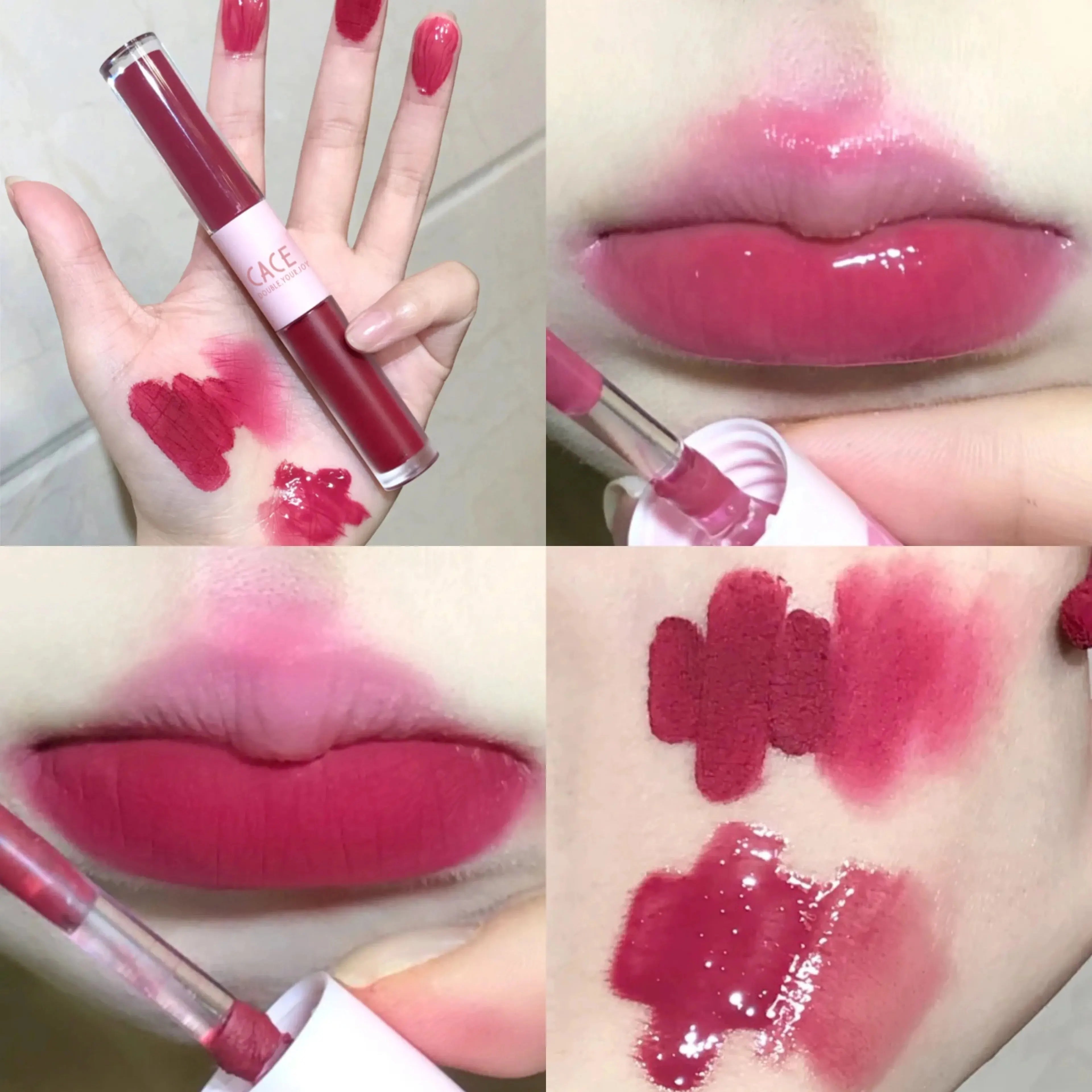 Dual-Ended Matte and Gloss Lipstick Duo - 22