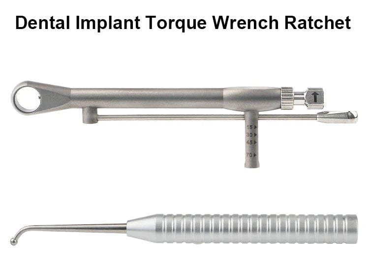 Universal Dental Implant Restoration Screwdriver and Wrench Kit - 15