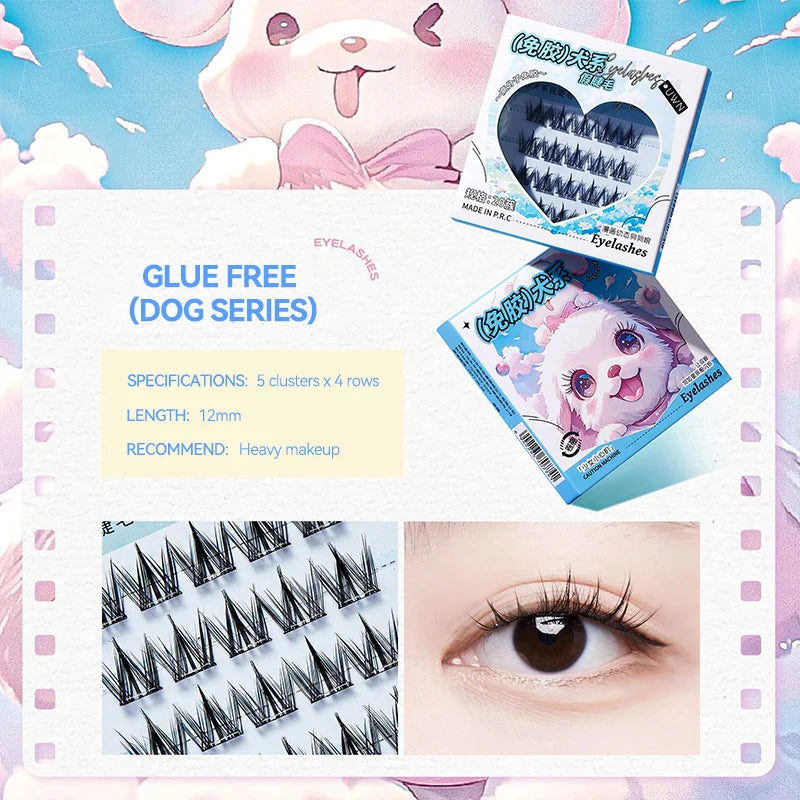 No-Glue DIY Segmented False Eyelashes - 22