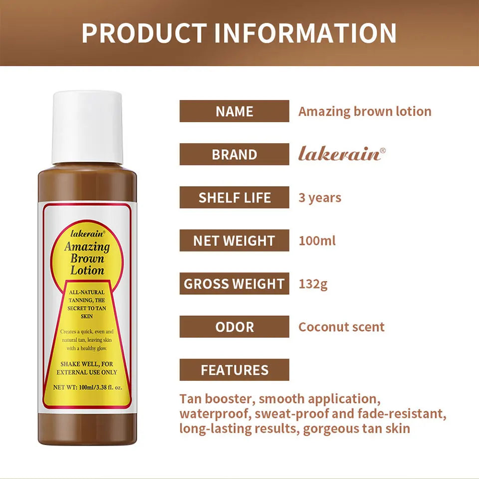 Sunless Bronzing Tanning Booster Lotion - 17