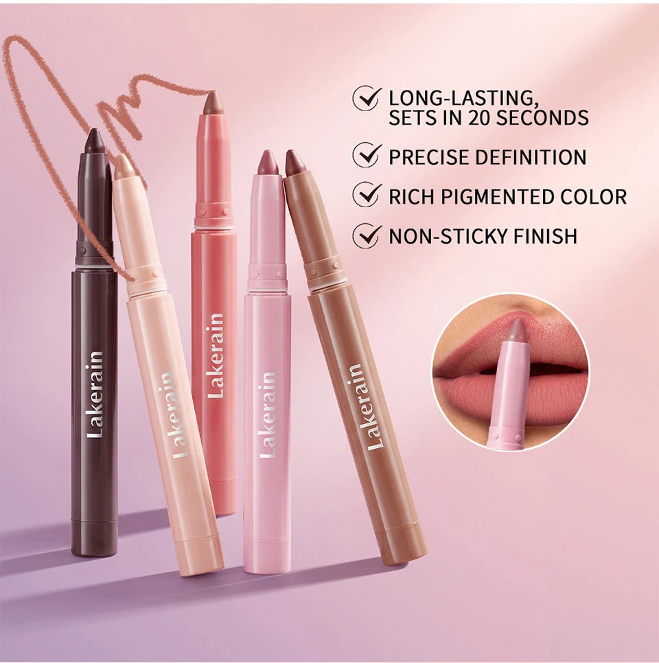 Waterproof Matte Lip Liner Pencil for Long-Lasting Contouring - 10