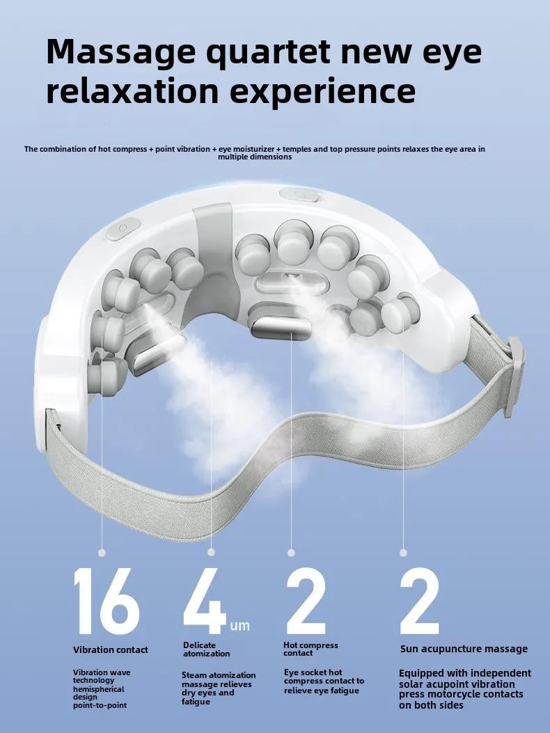 Steam Atomization Eye Massager with Heat and Bluetooth - 3