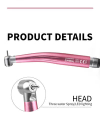 Professional Dental Handpiece Kit with LED and Water Spray