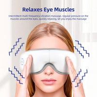 Wireless Heated Eye Massager for Stress and Fatigue Relief