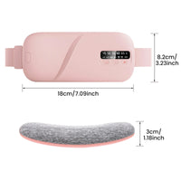 Portable Heated Massage Belt for Menstrual Cramp Relief