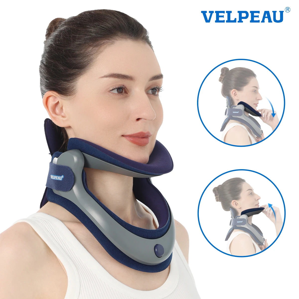 Adjustable Cervical Neck Traction Collar for Pain Relief
