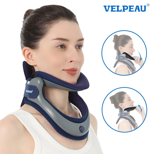 Adjustable Cervical Neck Traction Collar for Pain Relief