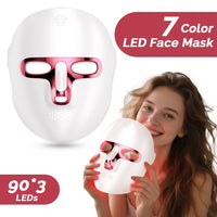 7-Color Photon LED Face and Neck Rejuvenation Mask