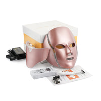 7-Color LED Facial and Neck Light Therapy Mask