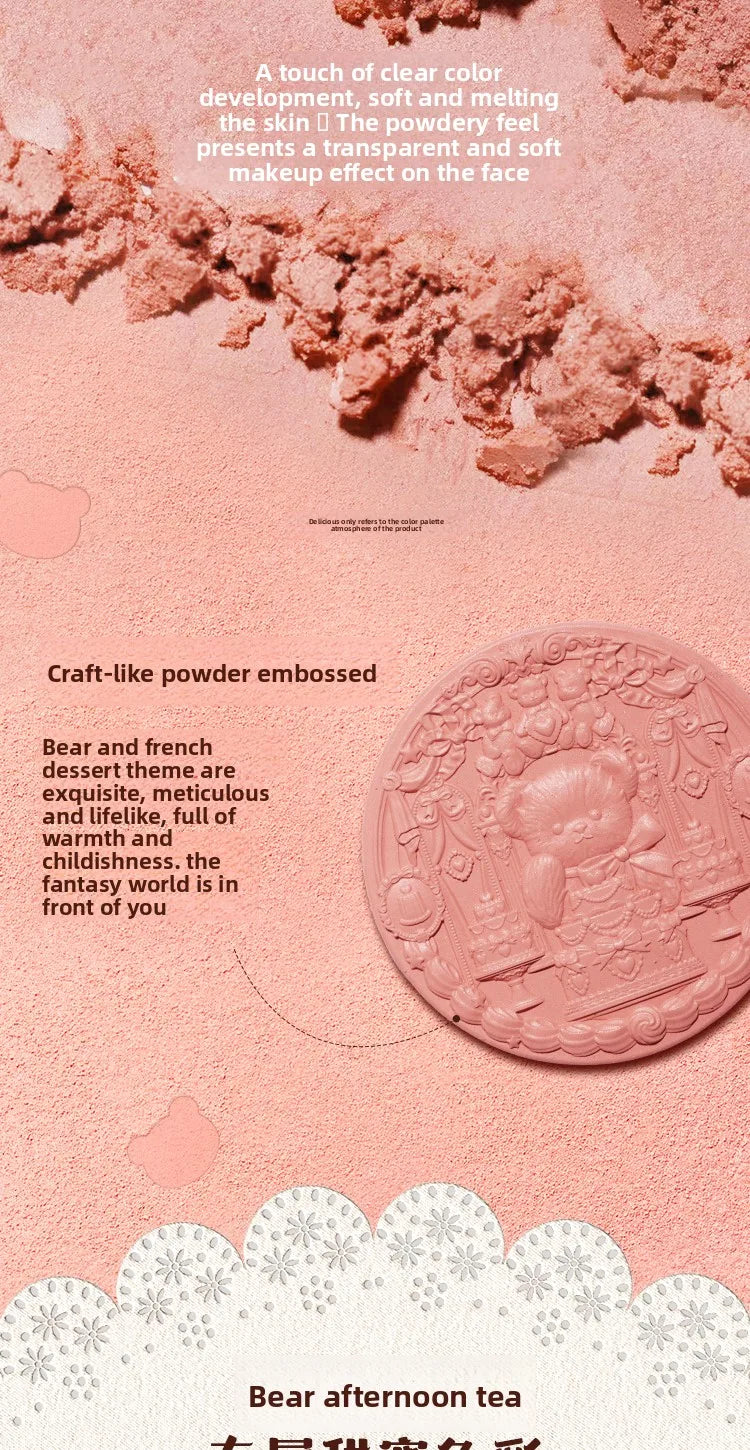 Matte Finish Mineral Cheek Blush Powder - 10