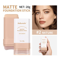 Matte Foundation Stick with Built-in Brush