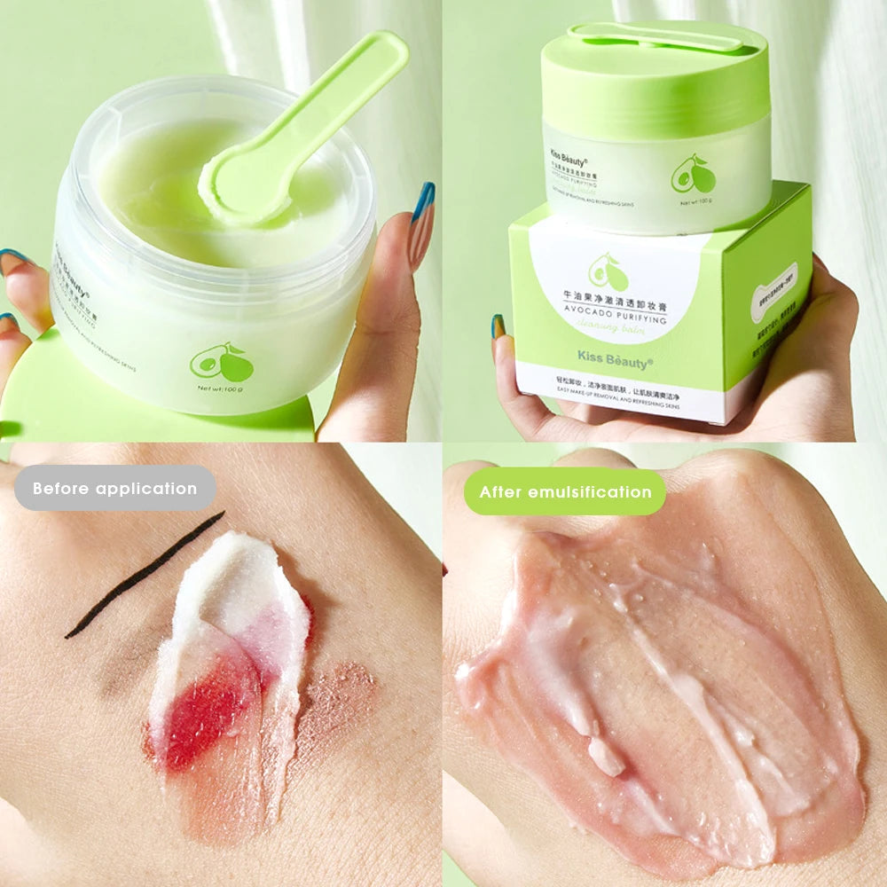 Avocado Makeup Remover Cleansing Balm for Deep Pore Cleaning - 4