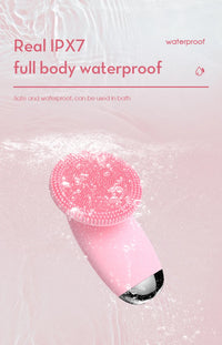 Electric Silicone Facial Cleansing Brush for Pore Cleaning