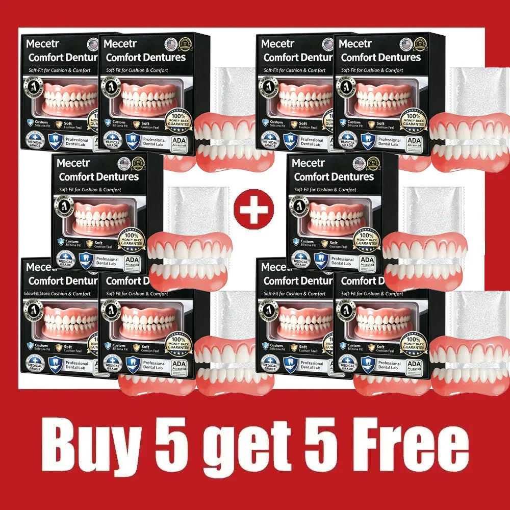 Adjustable Silicone Cosmetic Dentures for Instant Smile Correction - 8