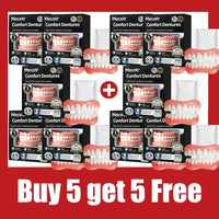 Adjustable Silicone Cosmetic Dentures for Instant Smile Correction