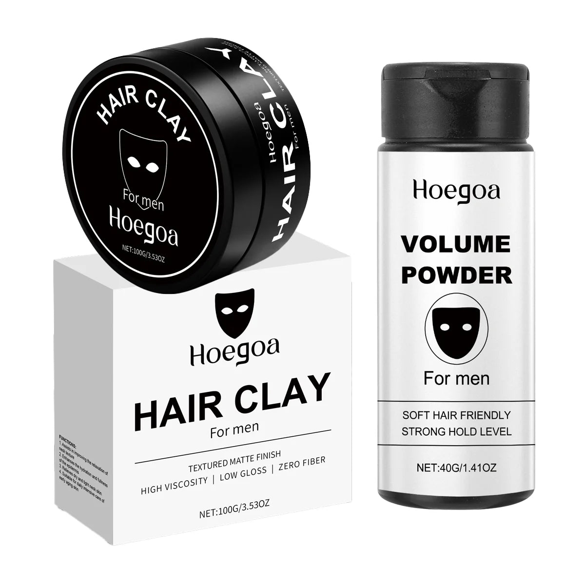 Matte Finish Strong Hold Hair Styling Clay for Men - 13
