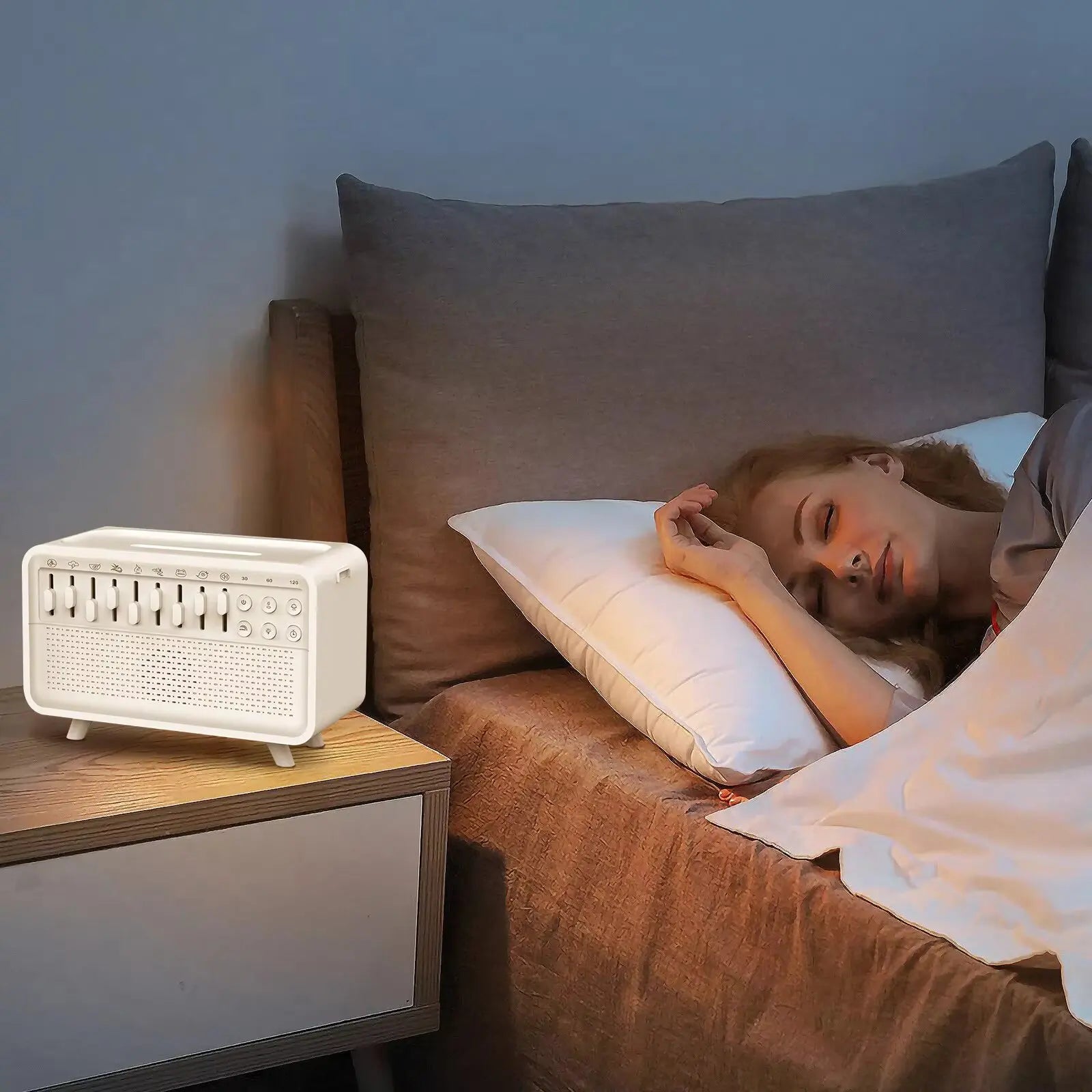 4-in-1 Sleep Sound Machine, Humidifier and Bluetooth Speaker - 4