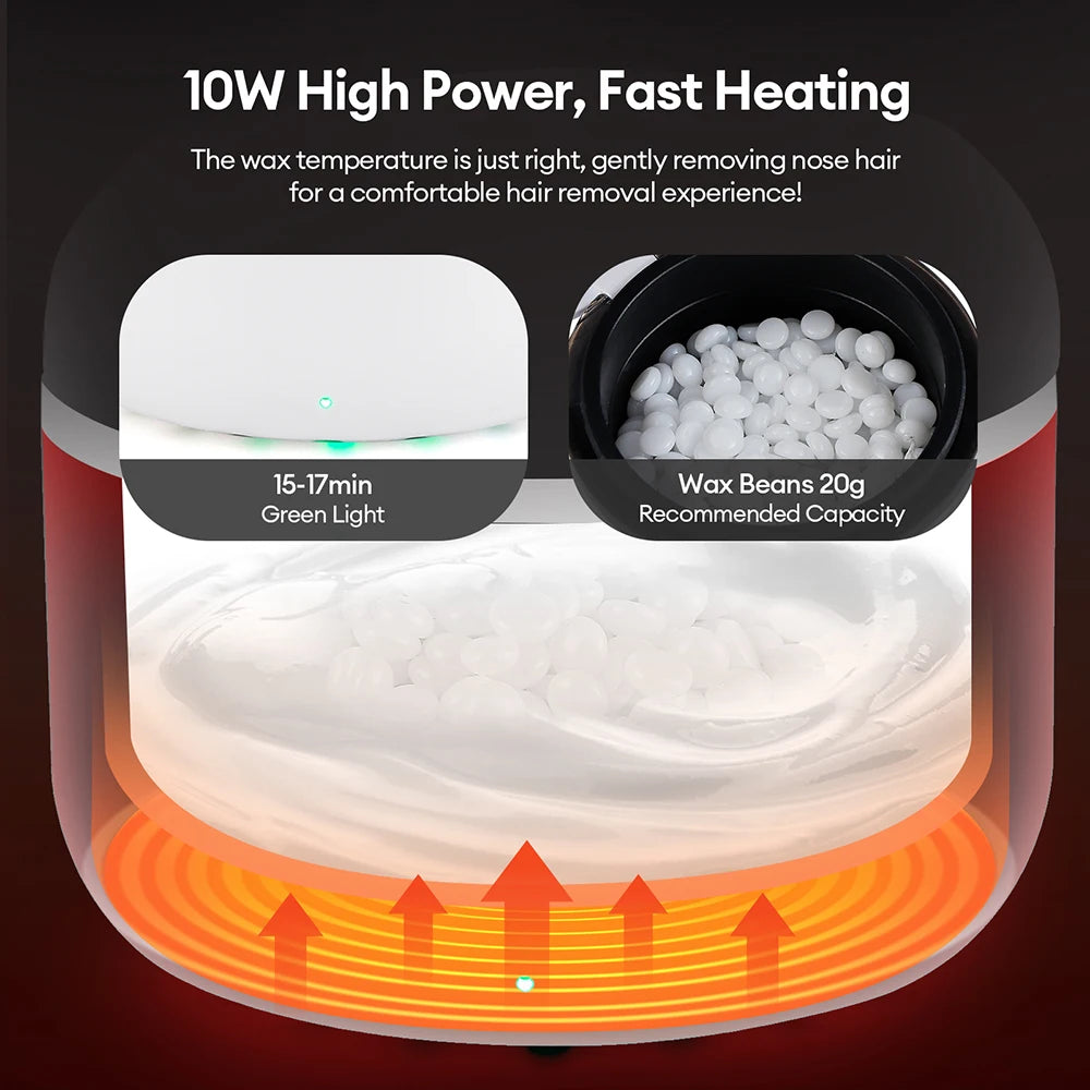 Portable Mini Wax Heater Kit for Painless Hair Removal - 3