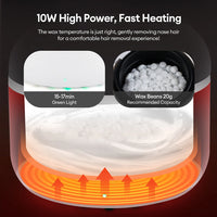 Portable Mini Wax Heater Kit for Painless Hair Removal