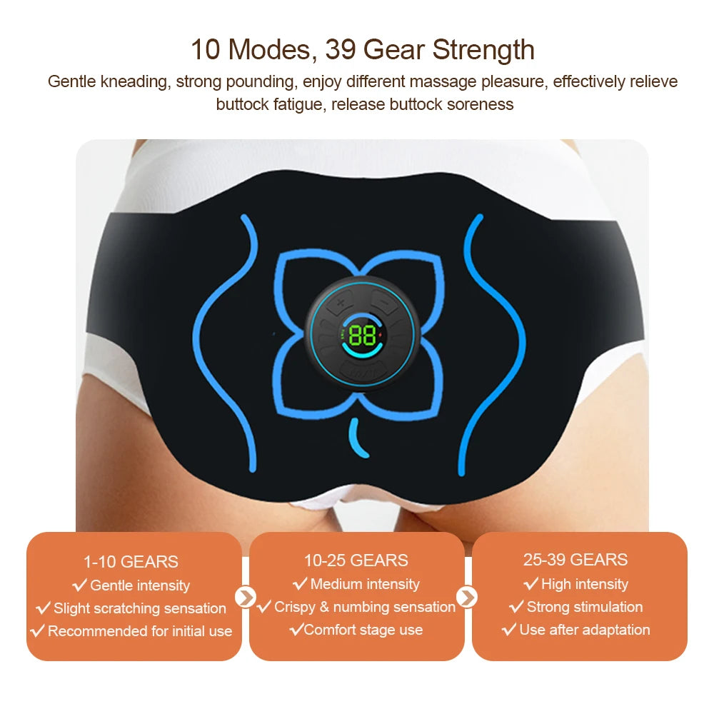 EMS Electric Hip Trainer and Muscle Sculpting Massage Machine - 2