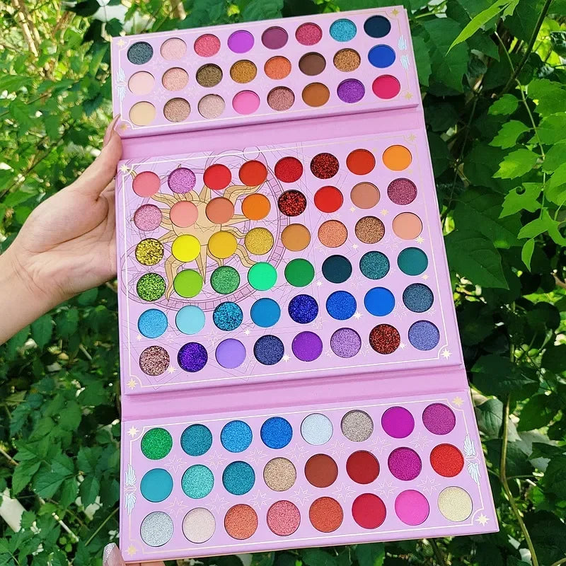 96-Color Professional Eyeshadow Palette for Every Occasion - 13