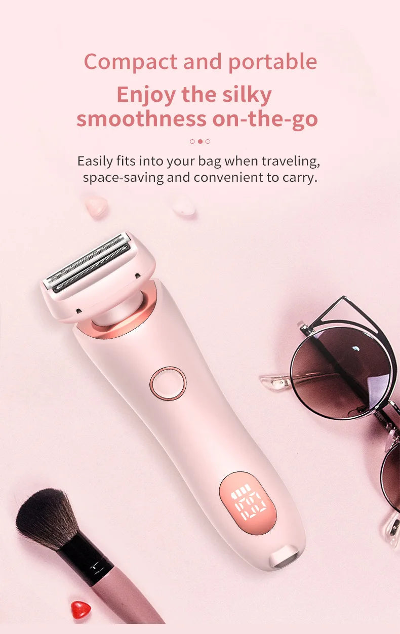 2-in-1 Painless Electric Body and Facial Hair Remover - 13