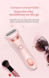 2-in-1 Painless Electric Body and Facial Hair Remover