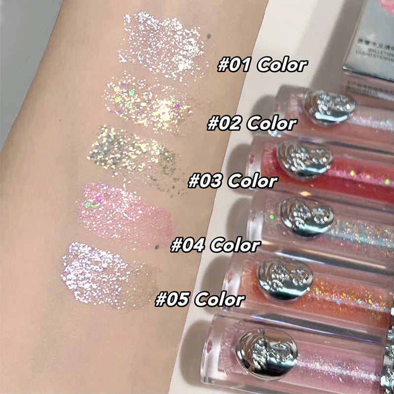Pearlescent Liquid Glitter Eyeshadow for Radiant Sparkle - 2