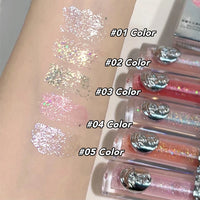 Pearlescent Liquid Glitter Eyeshadow for Radiant Sparkle
