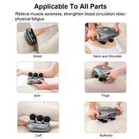 6-Head Deep Tissue Muscle Massage Gun