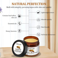 Nourishing Tallow Honey Balm Moisturizer for All Skin Types