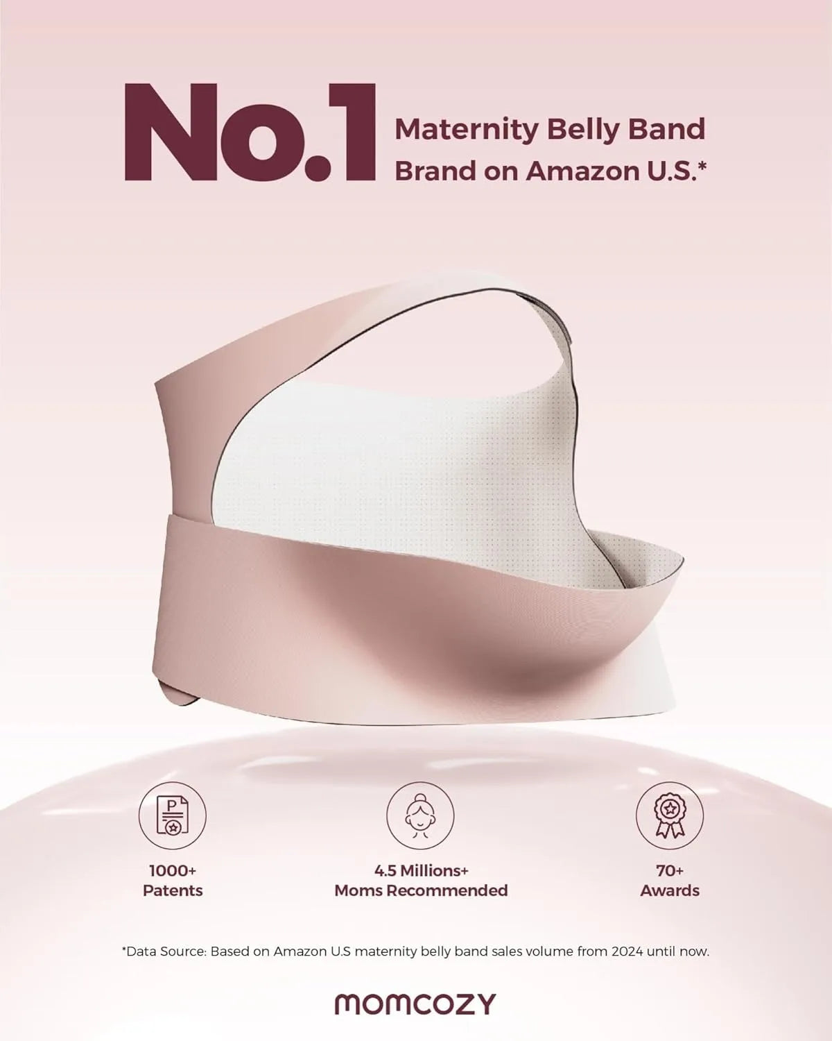 Adjustable Maternity Belly Support Band for Pregnancy Relief - 4