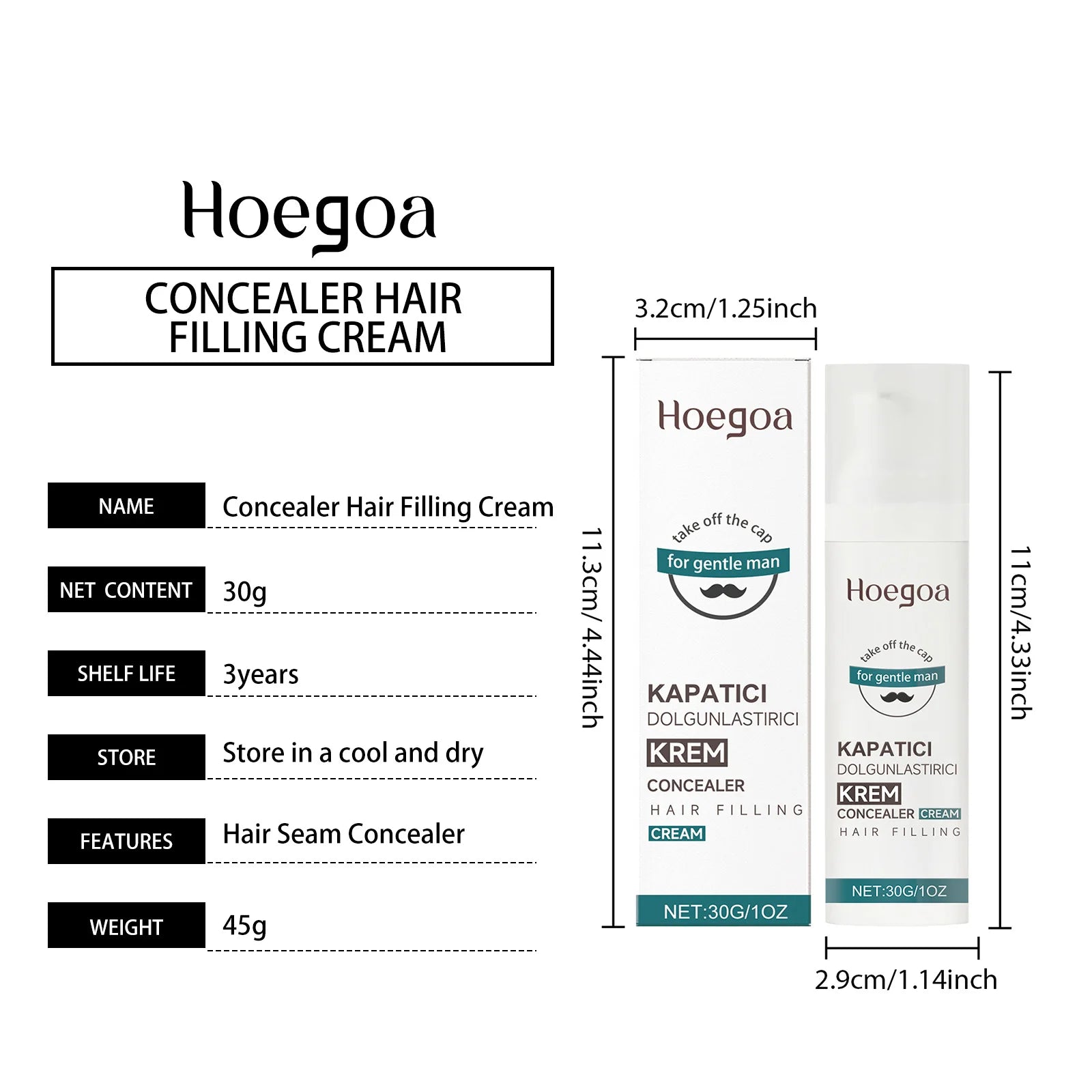 Instant Hairline and Scalp Coverage Concealer - 7