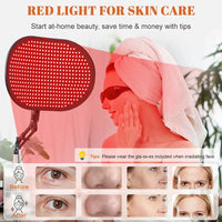 Red Light Therapy Floor Lamp for Pain Relief and Skin Care