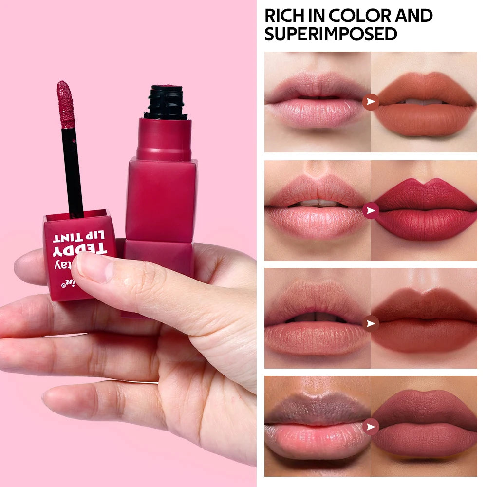 Long-Lasting Waterproof Matte Lip Stain - 4