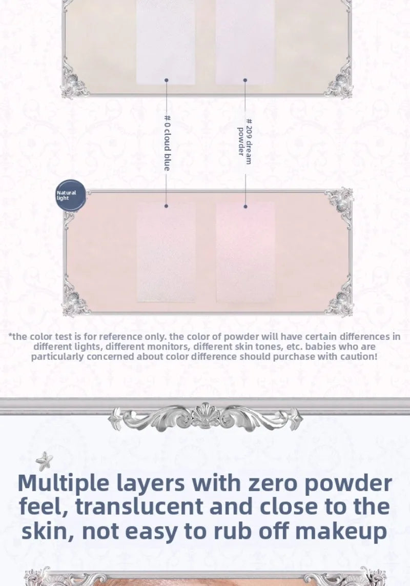 Mermaid Matte Oil-Control Pressed Face Powder - 35