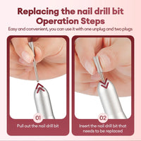 Professional Portable Electric Nail Drill Kit