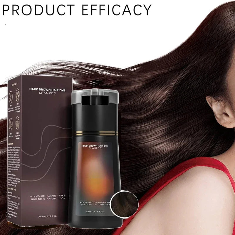 Instant Gray Hair Coverage & Color Shampoo - 6