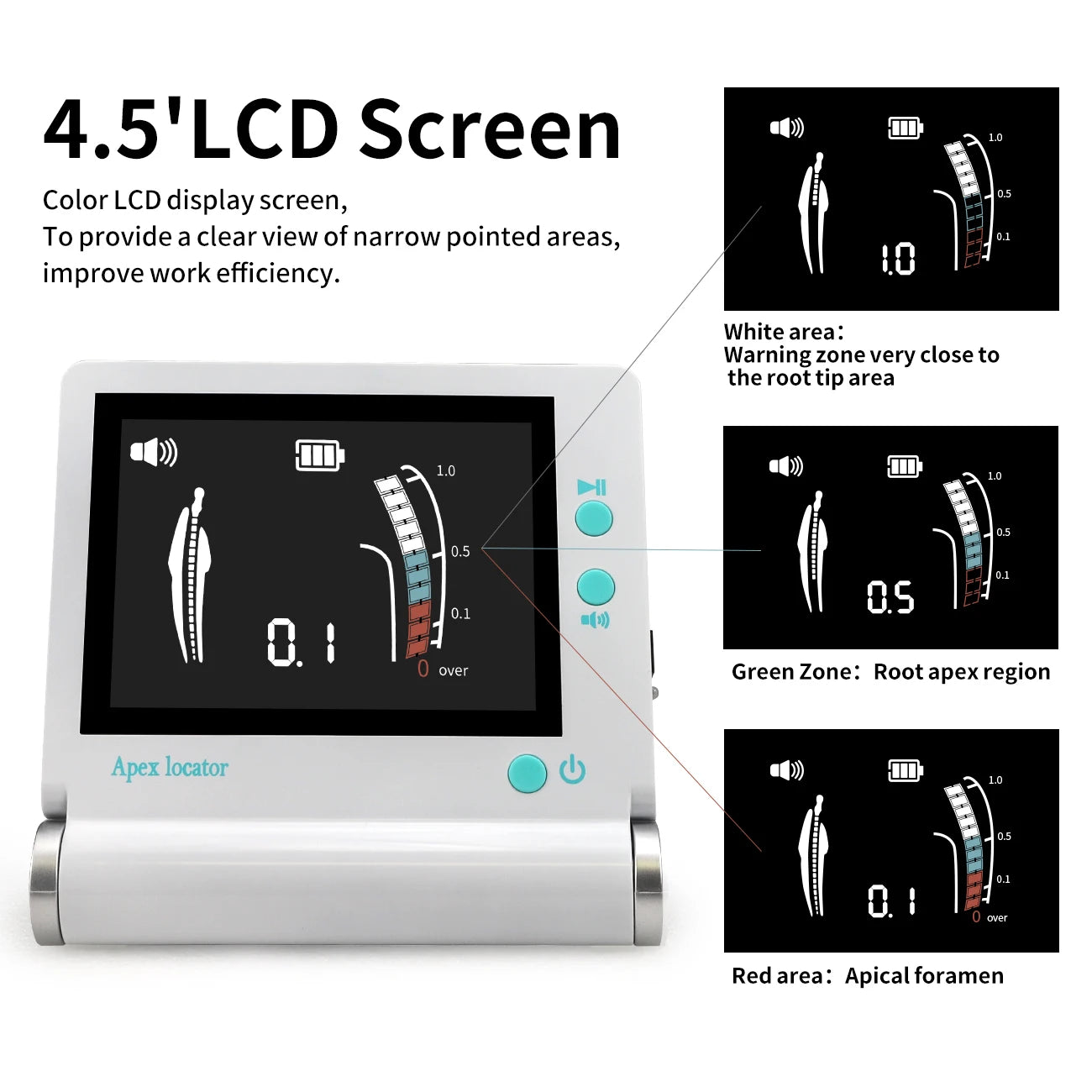 Wireless Dental Endo Motor with Apex Locator for Root Canal Treatment - 3