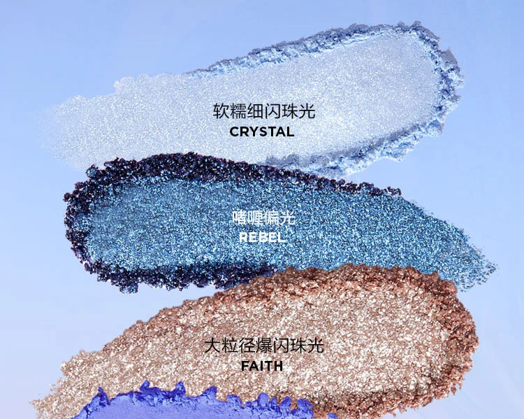 12-Color Waterproof Shimmer and Matte Eyeshadow Palette - 15