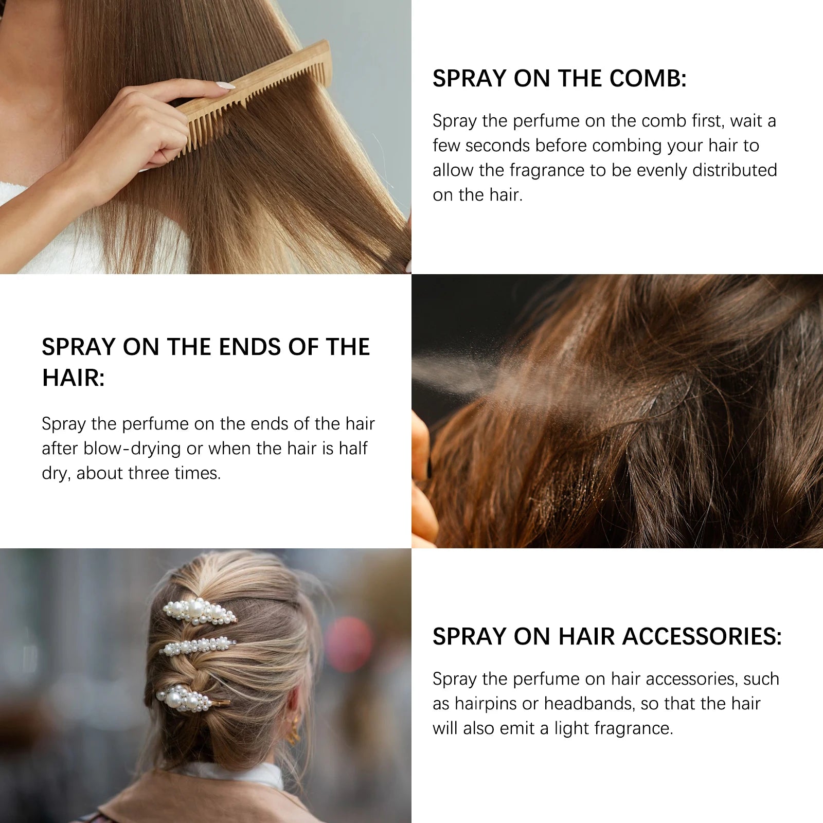 Honey and Argan Oil Infused Hair Perfume Spray - 8