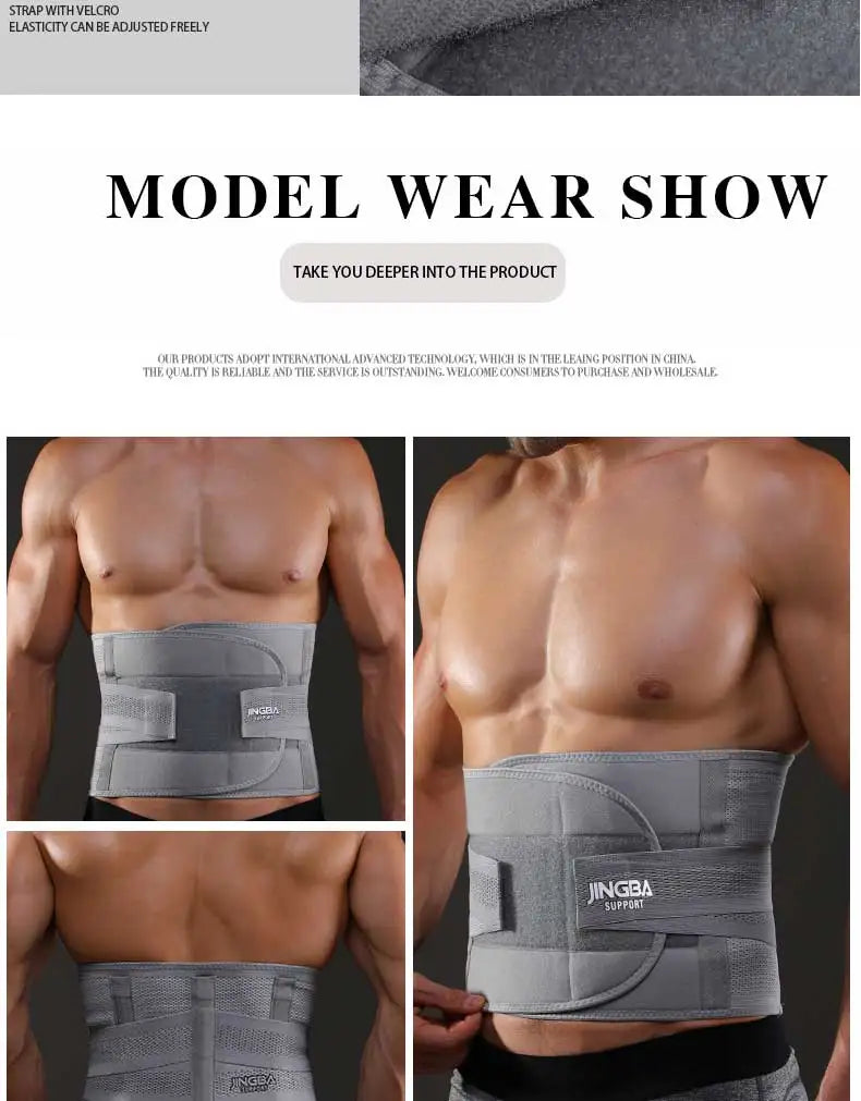 Adjustable Lumbar Support Belt for Back Pain and Fitness - 15